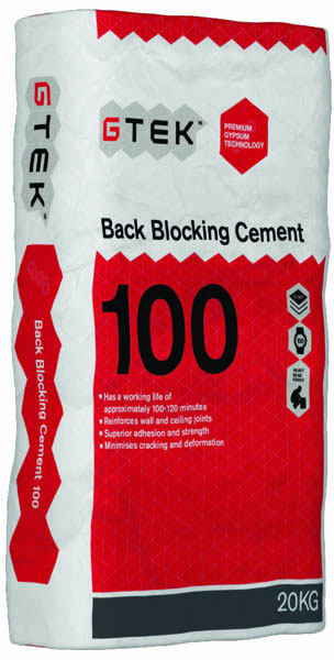 gtek back blocking cement