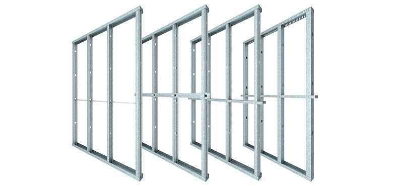 rondo steel stud track wall framing system