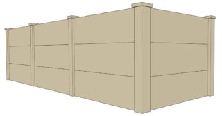 nasahi lightweight concrete panel fencing