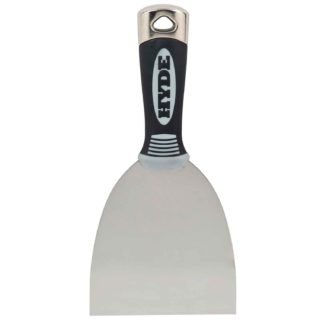 j6578 intex - hyde stainless steel joint knife with rubber hammer handle x 102mm 4in